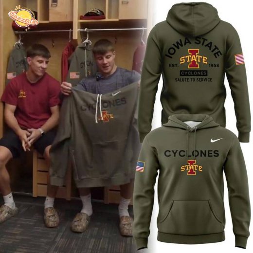 Limited Edition Veterans Day Hoodie From The Iowa State Wrestling Hoodie