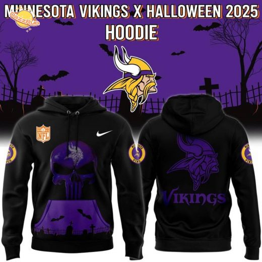 Minnesota Vikings x Halloween 2025 Hoodie