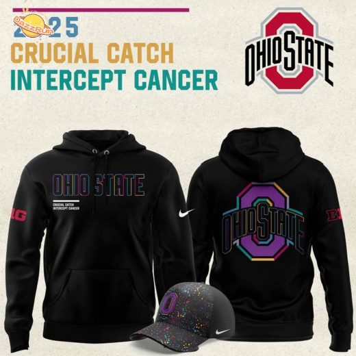 Ohio State Football 2025 Crucial Catch Hoodie