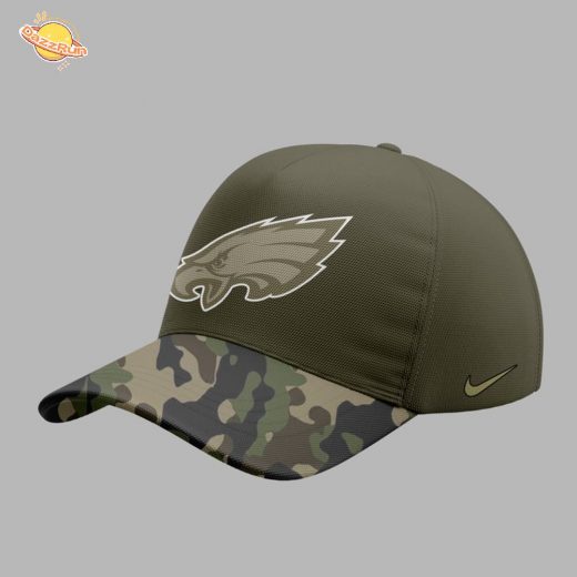Dazzrun2FPhiladelphia Eagles Nike Olive 2025 Salute to Service Sideline Standard Hoodie 3