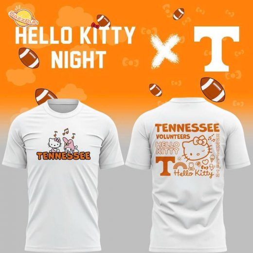 Special Edition Tennessee Football x Hello Kitty T-Shirt 2025
