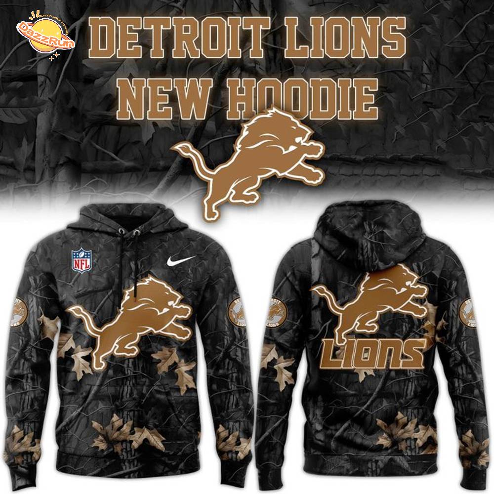 Detroit Lions New Camo 2025-2026 Hoodie Detroit Lions New Camo 2025-2026 Hoodie