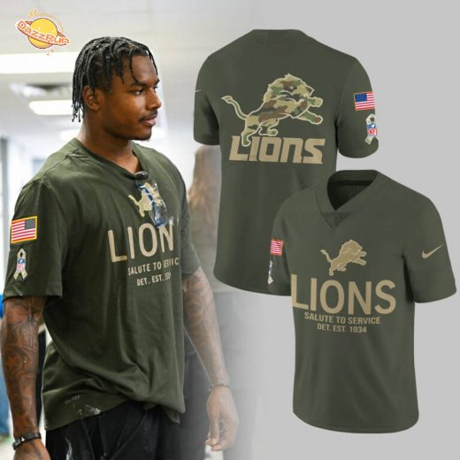 Detroit Lions Salute to Service 2025 Jersey