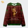 Hedgehog Rejection Christmas Ugly Sweat