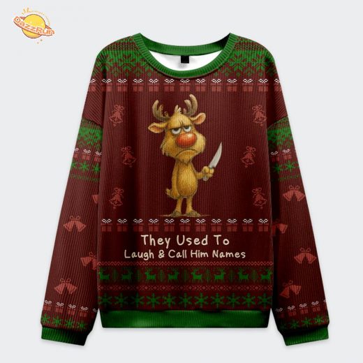 Don’t Mess with Rudolph Christmas Ugly Sweat
