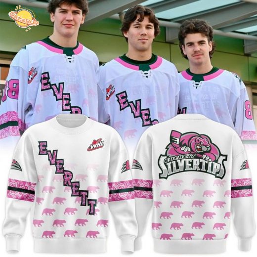 Everett Silvertips ” Cancer ” Specialty Sweatshirt 2025