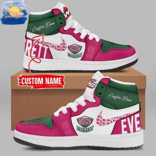 Everett Silvertips Pink in the rink Shoes