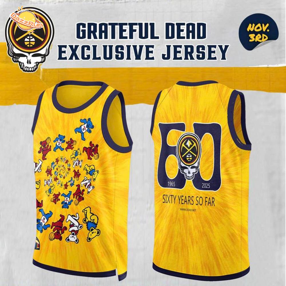 Exclusive Denver Nuggets x 2025 Grateful Dead Night Jersey Exclusive Denver Nuggets x 2025 Grateful Dead Night Jersey