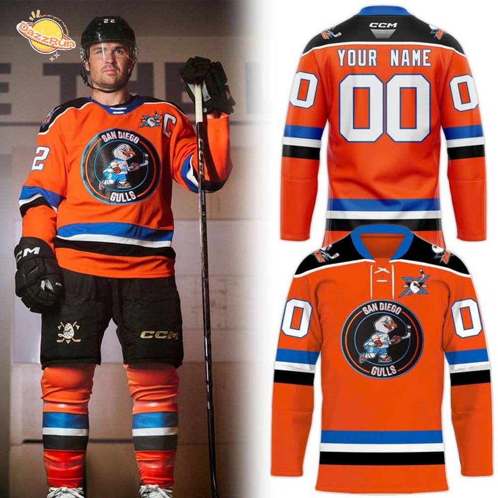 Exclusive San Diego Gulls 10 Year Anniversary Jersey Exclusive San Diego Gulls 10 Year Anniversary Jersey