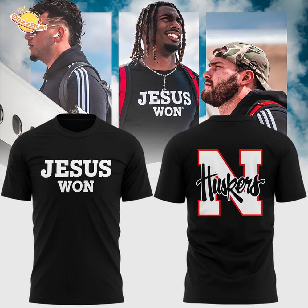 Exclusive Version Nebraska Football Jesus Won Tshirt 2025 Exclusive Version Nebraska Football Jesus Won Tshirt 2025