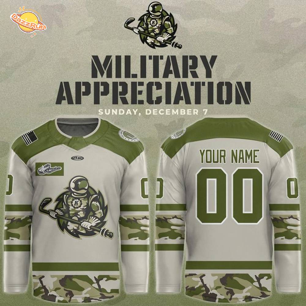 Fort Wayne Komets Military Appreciation Night Hockey Jersey 2025 Fort Wayne Komets Military Appreciation Night Hockey Jersey 2025