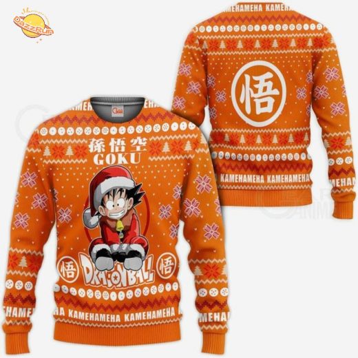 Goku Kid Anime Christmas Sweater