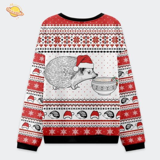 Hedgehog Rejection Christmas Ugly Sweat