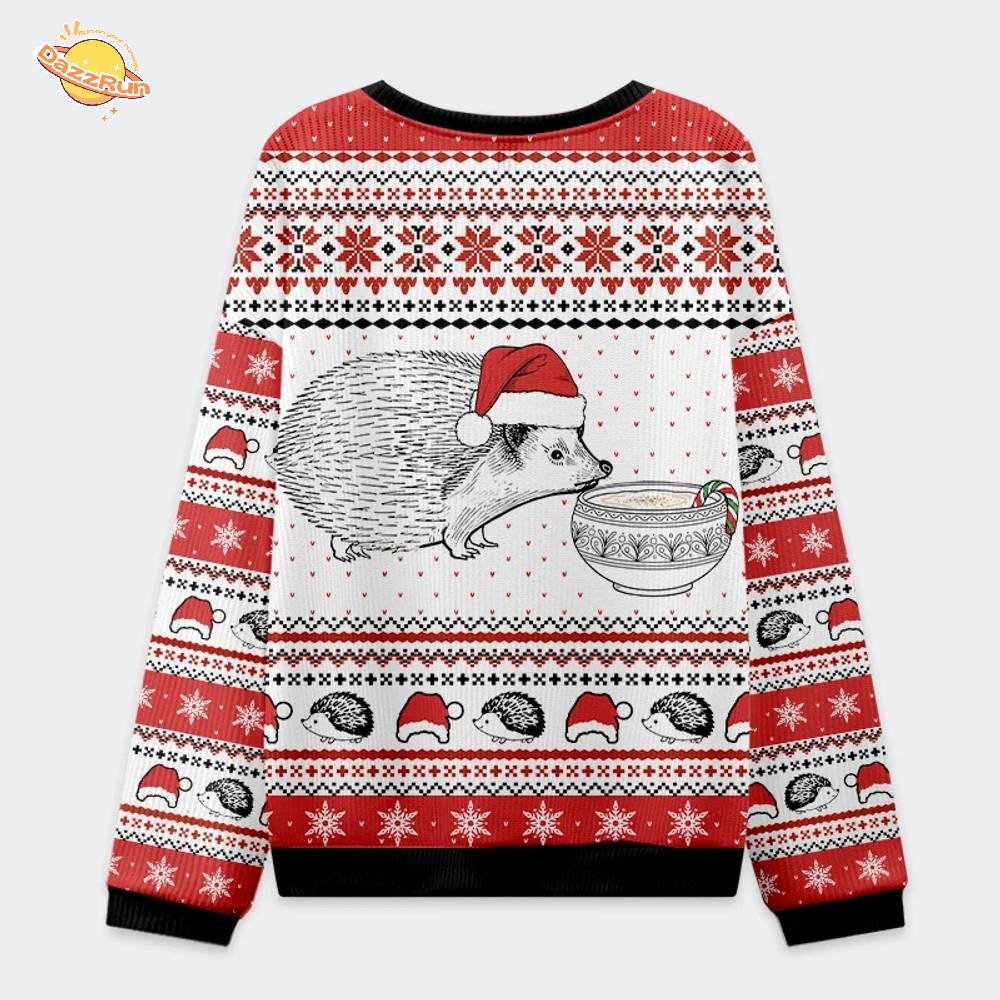 Hedgehog Rejection Christmas Ugly Sweat Hedgehog Rejection Christmas Ugly Sweat