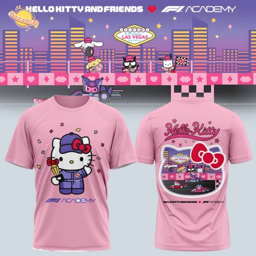 Hello Kitty And Friends x F1 Academy New Pink Shirt