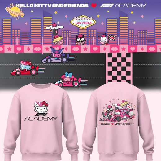 Hello Kitty And Friends x F1 Academy New Pink Sweatshirt