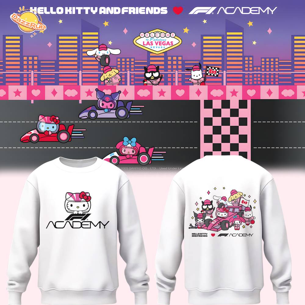 Hello Kitty And Friends x F1 Academy New Sweatshirt Hello Kitty And Friends x F1 Academy New Sweatshirt