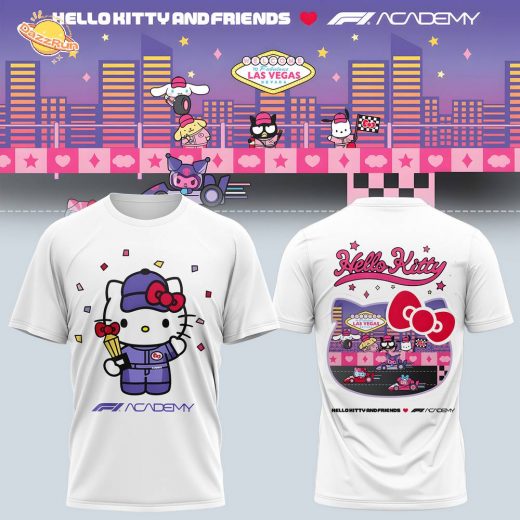Hello Kitty And Friends x F1 Academy New White Shirt