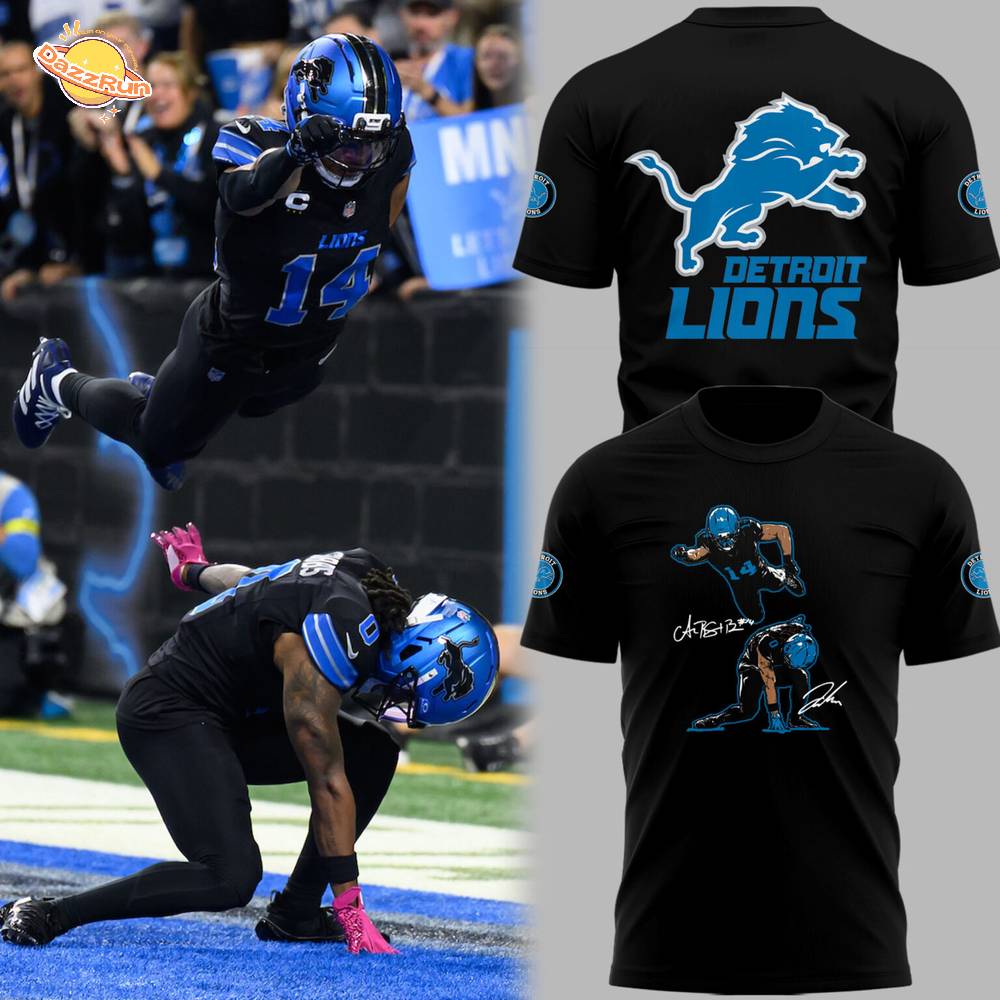 Limited Edition Lions Football SuperBrown & SpiderGibbs ๐ฅ๐ฅ๐ฅ Black T-Shirt Limited Edition Lions Football SuperBrown & SpiderGibbs ๐ฅ๐ฅ๐ฅ Black T-Shirt