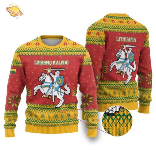 Lithuania Christmas Ugly Christmas Sweater Lithuania Christmas Ugly Christmas Sweater