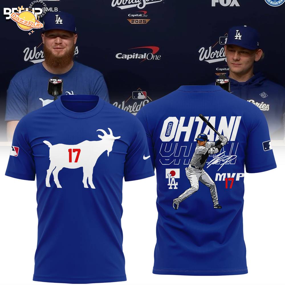 Los Angeles Dodgers – The Goat Shohei Ohtani Limited Edition Shirt Los Angeles Dodgers – The Goat Shohei Ohtani Limited Edition Shirt