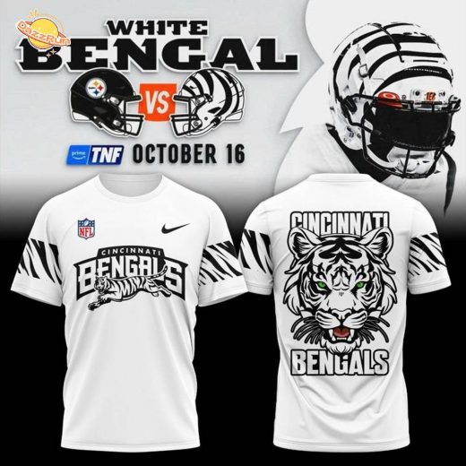 Men’s Nike White Cincinnati Bengals “White Bengals” T-shirt