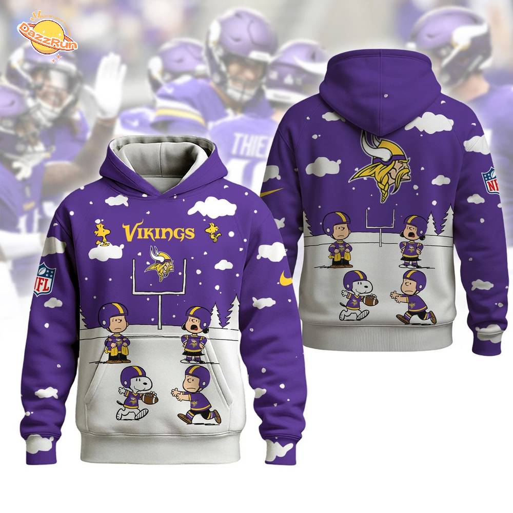 Minnesota Vikings Snoopy Hoodie – Peanuts Christmas Minnesota Vikings Snoopy Hoodie – Peanuts Christmas