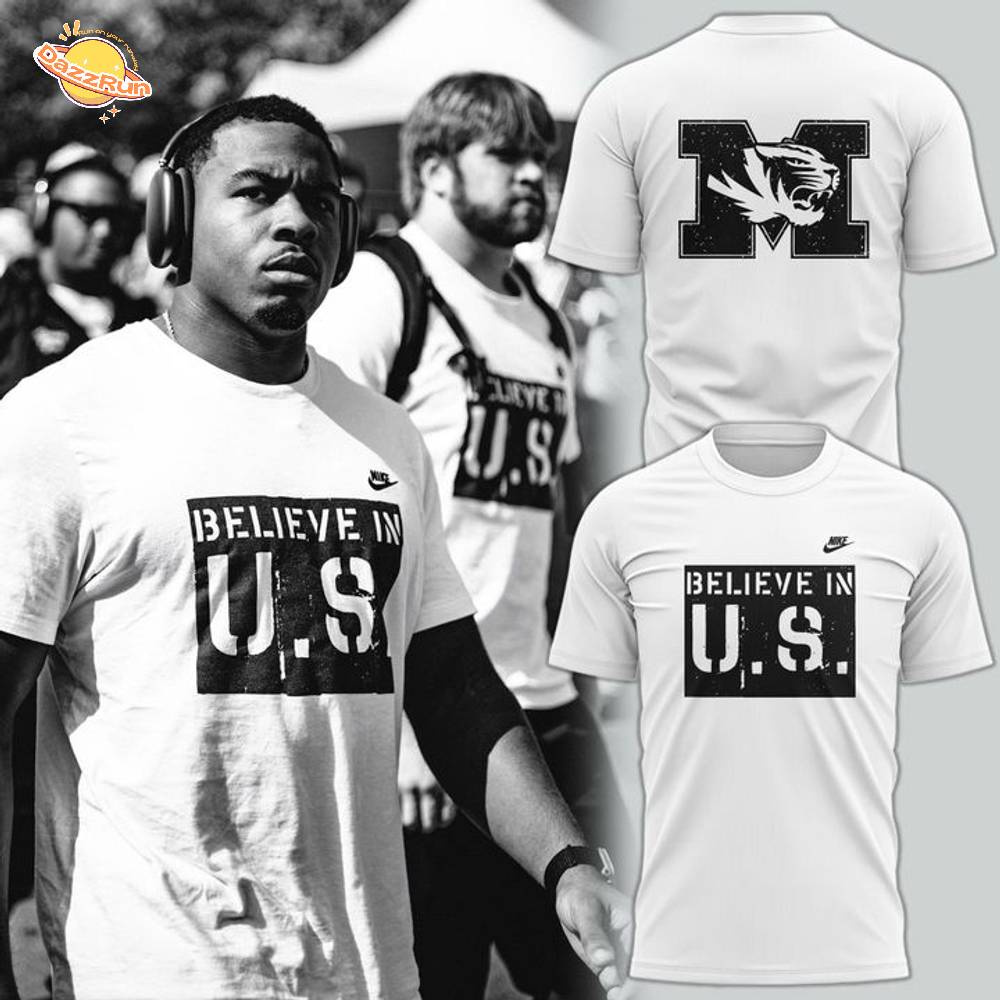 Mizzou Football "BELIEVE IN U.S." T-Shirt - Limited Edition Mizzou Football "BELIEVE IN U.S." T-Shirt - Limited Edition
