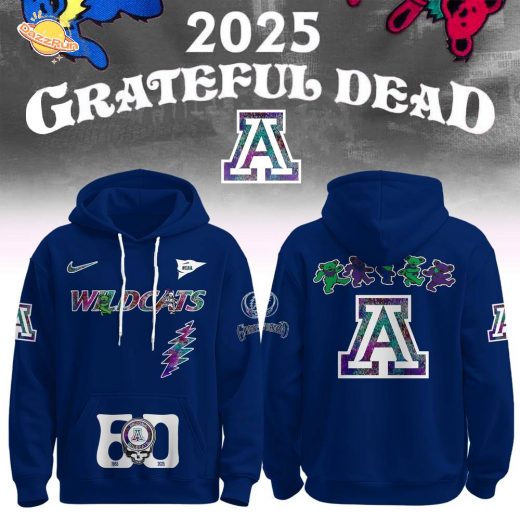 NCAA x Grateful Dead 60th Blue Hoodie Editions Limited 1965 2025
