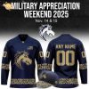 Evansville Thunderbolts ”Military Night ” Jersey 2025 Evansville Thunderbolts ”Military Night ” Jersey 2025