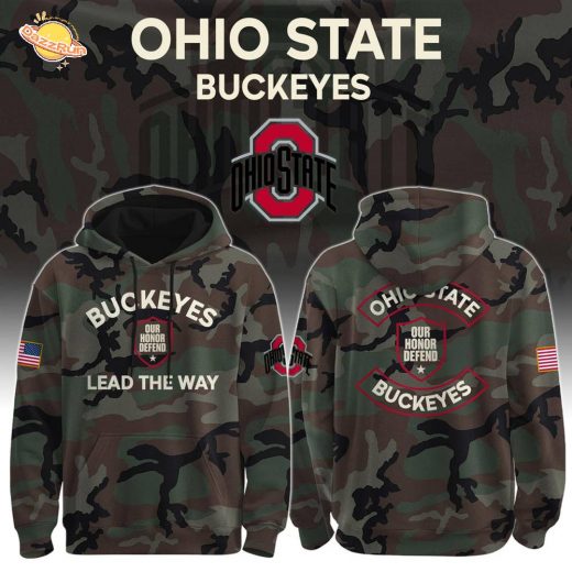 Ohio State Buckeyes “Lead The Way” Camo Hoodie – Limited Edition