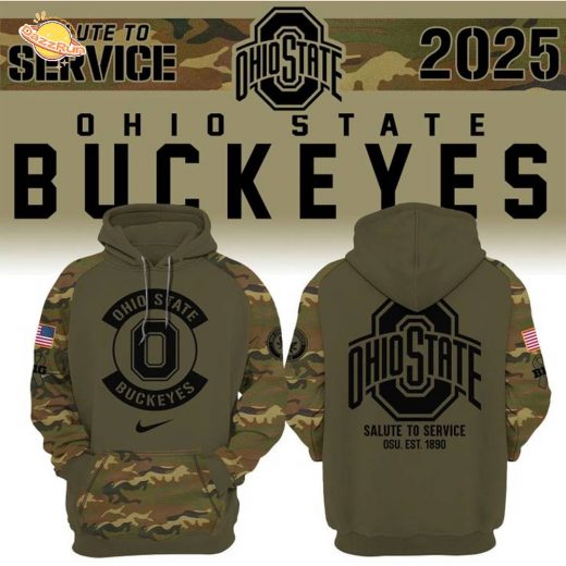 Ohio State Buckeyes Salute to Service Hoodie 2025