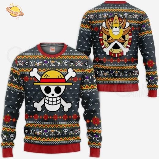 One Piece Anime Christmas Sweater