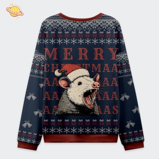 Opossum Holiday Cheer Christmas Ugly Sweat