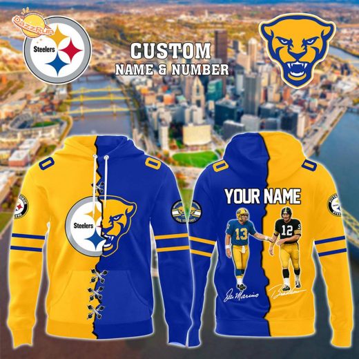 Pittsburgh Steelers x Pittsburgh Panthers Terry Bradshaw x Dan Marino Limited Edition-3D Unisex Hoodie