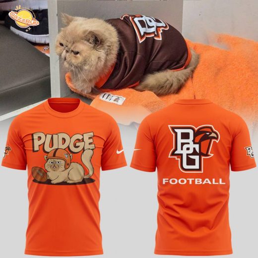 Pudge The Cat Orange Tshirt