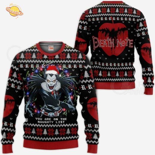 Ryuk Death Note Anime Christmas Sweater