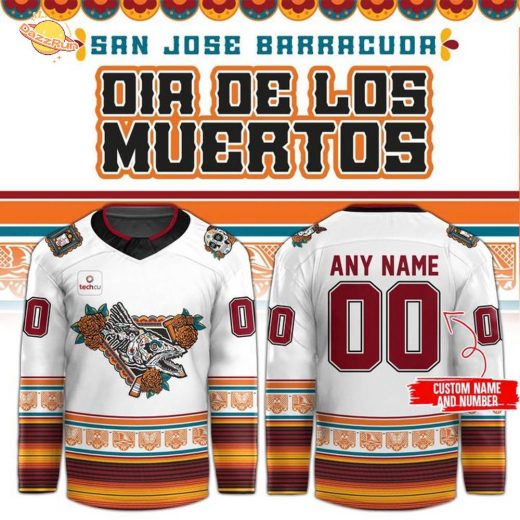SJ Barracuda Dia de los Muertos Tigres Del Mar Jersey 2025 SJ Barracuda Dia de los Muertos Tigres Del Mar Jersey 2025
