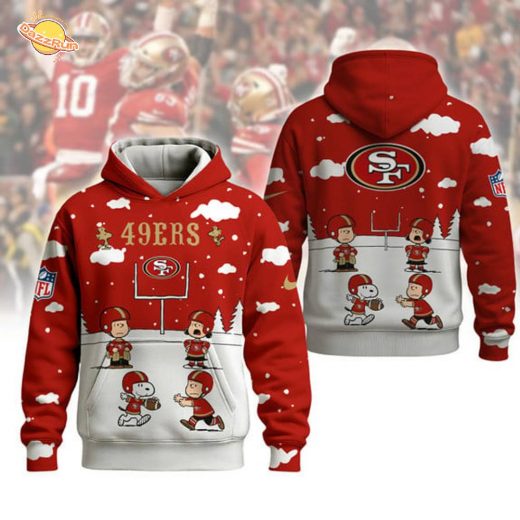 San Francisco 49ers Snoopy Hoodie – Peanuts Christmas San Francisco 49ers Snoopy Hoodie – Peanuts Christmas
