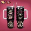 Snoopy x Christmas Custom Stanley Quencher 40oz Stainless Steel Tumbler With Handle Snoopy x Christmas Custom Stanley Quencher 40oz Stainless Steel Tumbler With Handle