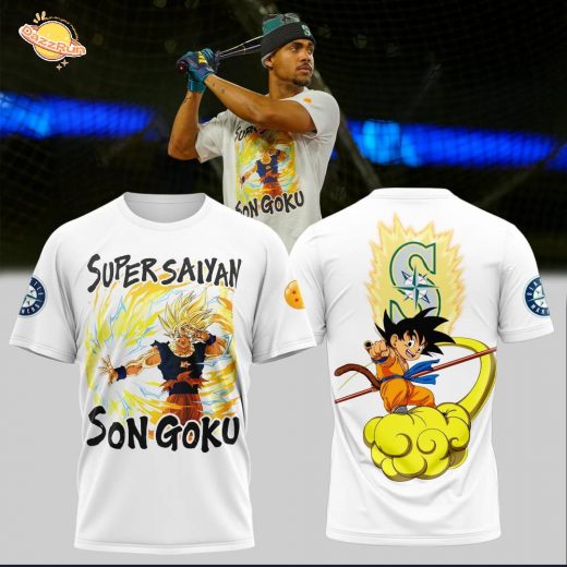 Seattle Mariners Julio Rodríguez Son Goku TShirt