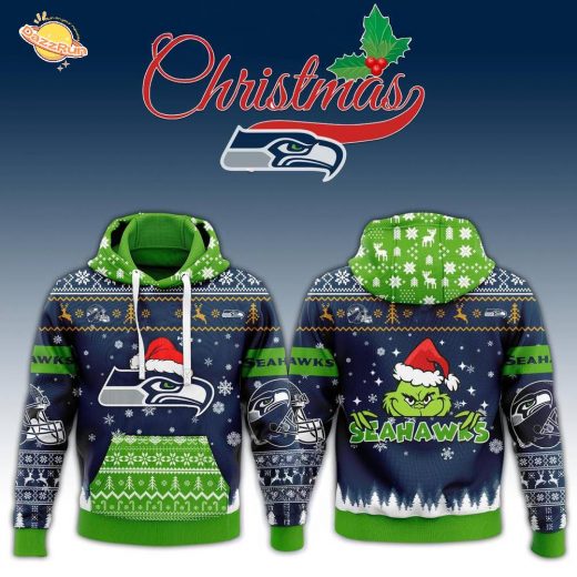 Seattle Seahawks x Christmas Hoodie Editon-3D Unisex Hoodie
