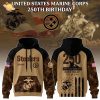 Special Edition Hoodie Los Angeles Rams x U.S.M.C 250th Birthday Anniversary-3D Unisex Hoodie