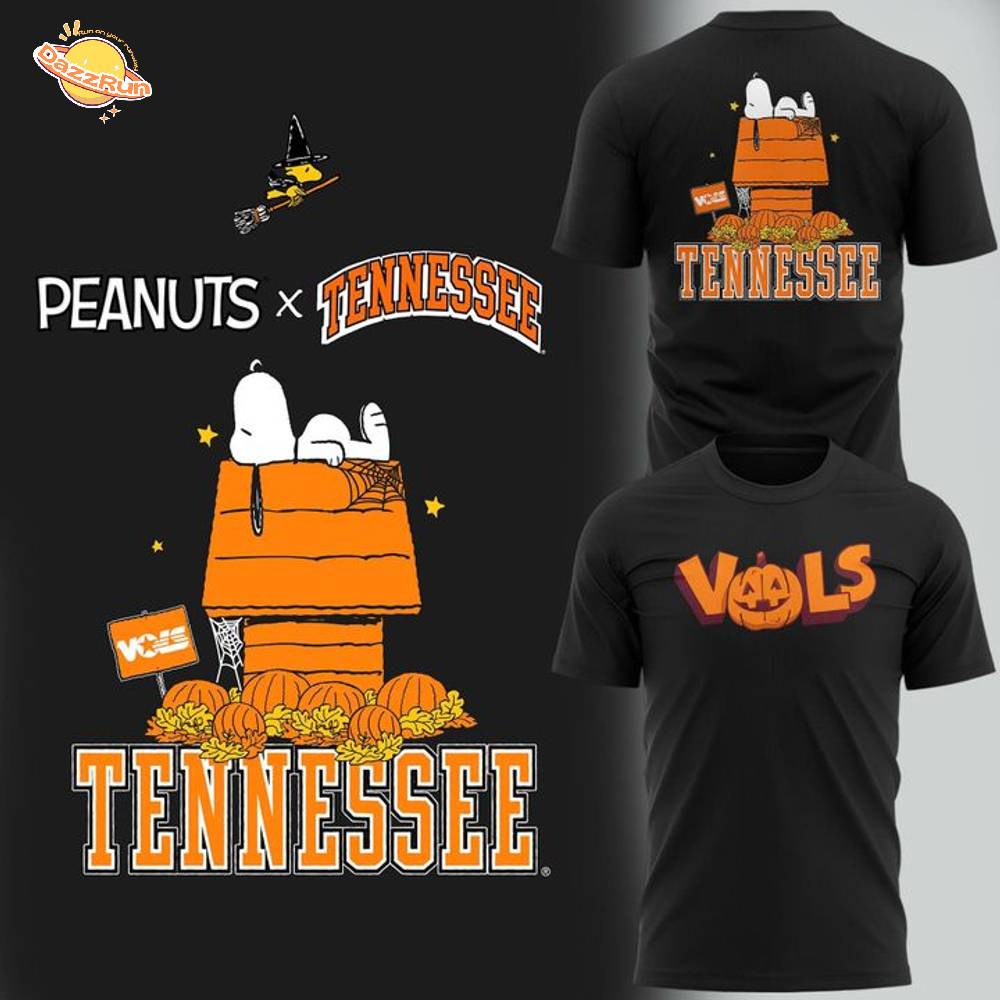 Special Edition Peanuts x Tennessee Halloween T-Shirt 2025 Special Edition Peanuts x Tennessee Halloween T-Shirt 2025