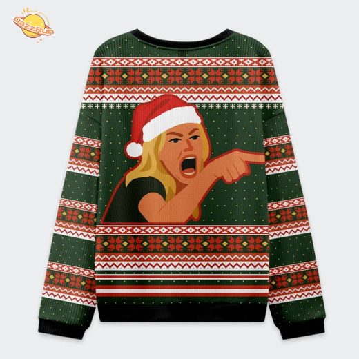Stop Eating The Tinsel Cat Couple Christmas Ugly Sweat V2