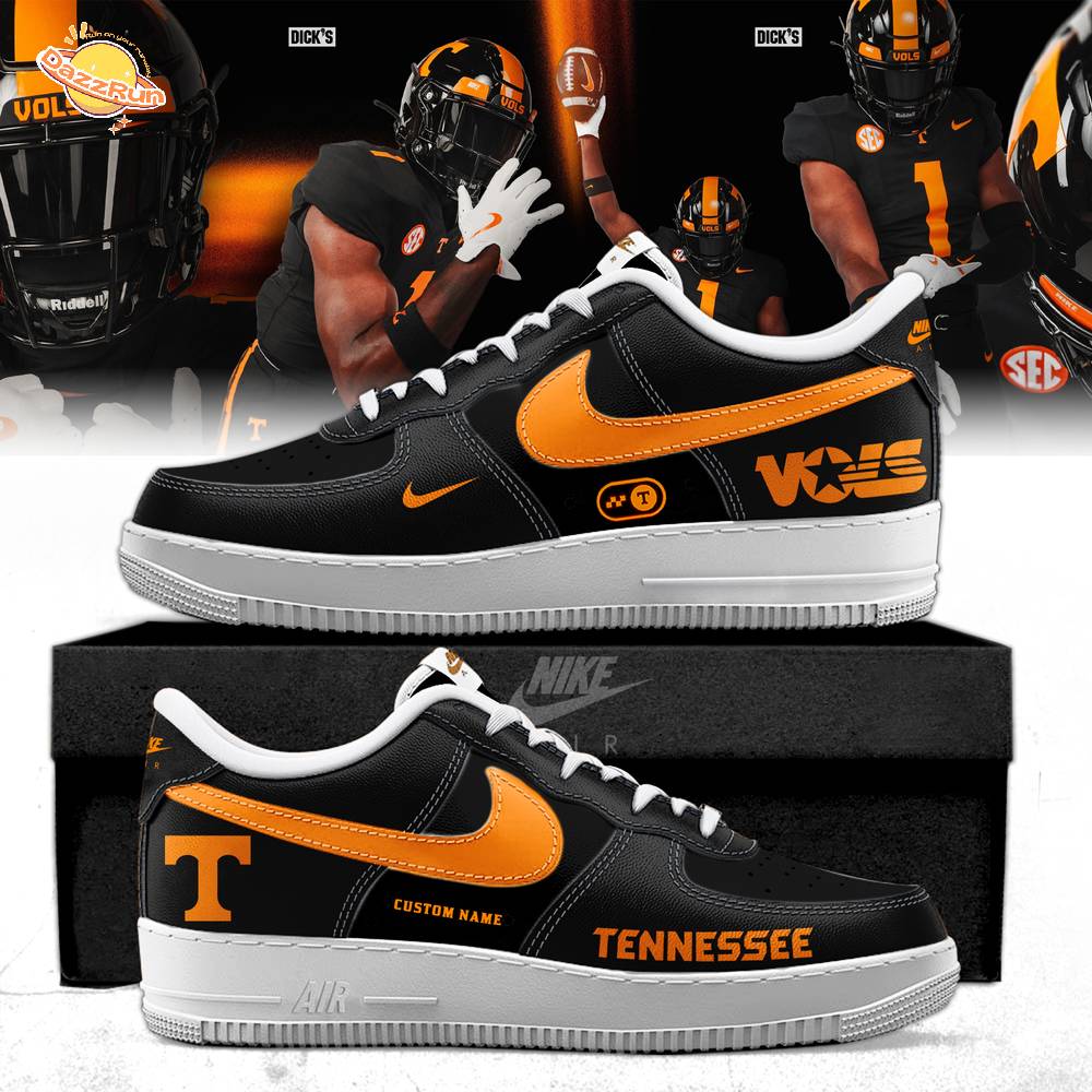 Tennessee Volunteers 2025 Dark Mode AF1 Sneakers Tennessee Volunteers 2025 Dark Mode AF1 Sneakers