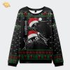 Capybara Smoking Christmas Ugly Sweat