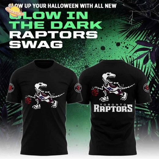 Toronto Raptors Glow Up Halloween T-Shirt Toronto Raptors Glow Up Halloween T-Shirt