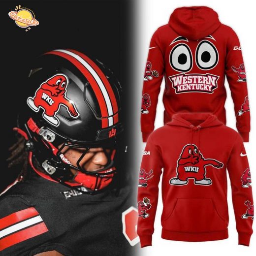 WKU Football 2025 Big Red Zombieland Red Hoodie