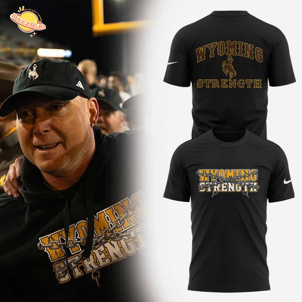 Wyoming Cowboy Strength Limited 2025 Combo Shirt Wyoming Cowboy Strength Limited 2025 Combo Shirt